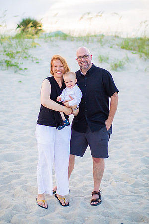 Family Beach Portrait Photography on Pleasure Island, NC:  Carolina Beach, Kure Beach, Fort Fisher