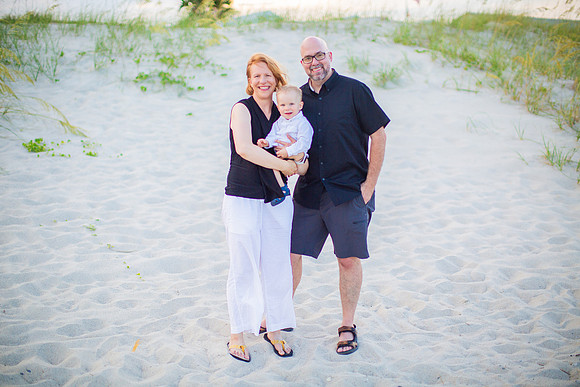 Family Beach Portrait Photography on Pleasure Island, NC:  Carolina Beach, Kure Beach, Fort Fisher