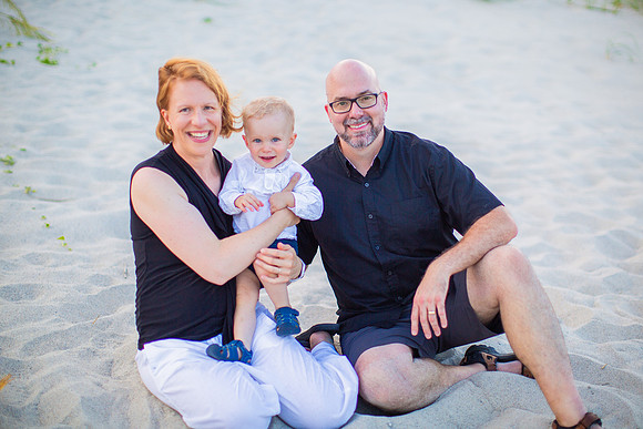 Family Beach Portrait Photography on Pleasure Island, NC:  Carolina Beach, Kure Beach, Fort Fisher