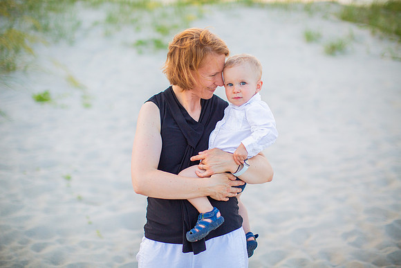 Family Beach Portrait Photography on Pleasure Island, NC:  Carolina Beach, Kure Beach, Fort Fisher
