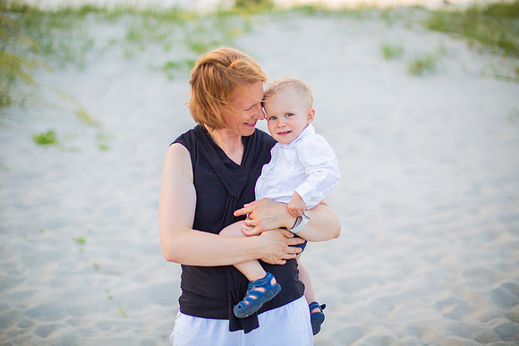 Family Beach Portrait Photography on Pleasure Island, NC:  Carolina Beach, Kure Beach, Fort Fisher