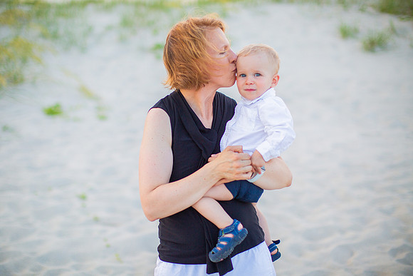 Family Beach Portrait Photography on Pleasure Island, NC:  Carolina Beach, Kure Beach, Fort Fisher