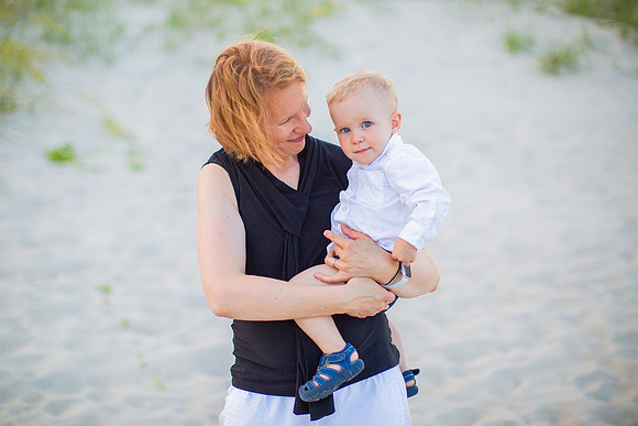 Family Beach Portrait Photography on Pleasure Island, NC:  Carolina Beach, Kure Beach, Fort Fisher