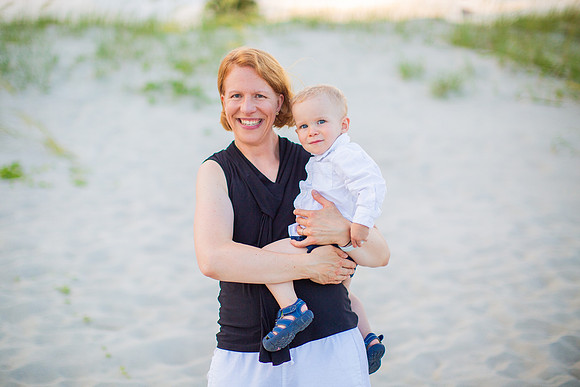 Family Beach Portrait Photography on Pleasure Island, NC:  Carolina Beach, Kure Beach, Fort Fisher