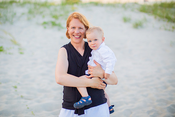 Family Beach Portrait Photography on Pleasure Island, NC:  Carolina Beach, Kure Beach, Fort Fisher