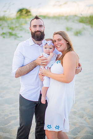 Family Beach Portrait Photography on Pleasure Island, NC:  Carolina Beach, Kure Beach, Fort Fisher