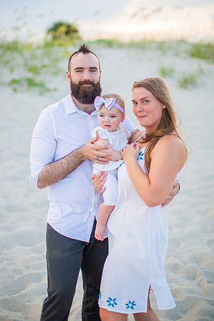 Family Beach Portrait Photography on Pleasure Island, NC:  Carolina Beach, Kure Beach, Fort Fisher