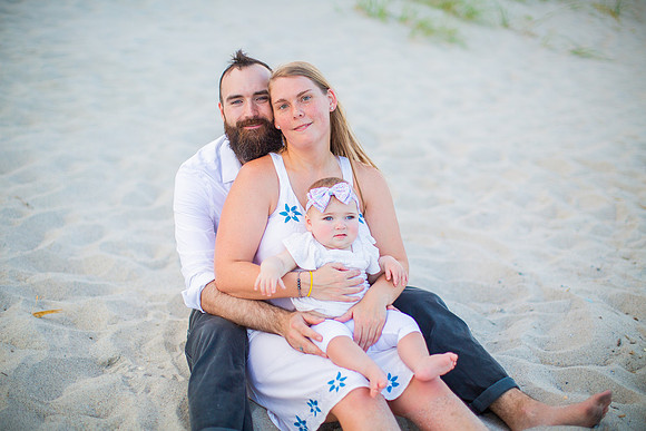 Family Beach Portrait Photography on Pleasure Island, NC:  Carolina Beach, Kure Beach, Fort Fisher