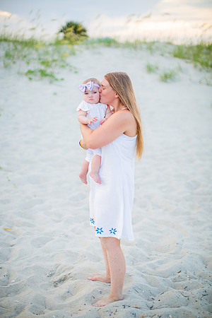 Family Beach Portrait Photography on Pleasure Island, NC:  Carolina Beach, Kure Beach, Fort Fisher