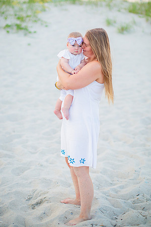 Family Beach Portrait Photography on Pleasure Island, NC:  Carolina Beach, Kure Beach, Fort Fisher