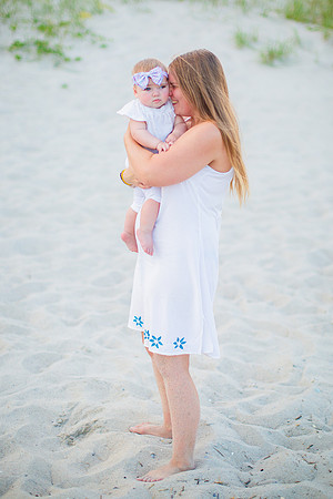 Family Beach Portrait Photography on Pleasure Island, NC:  Carolina Beach, Kure Beach, Fort Fisher
