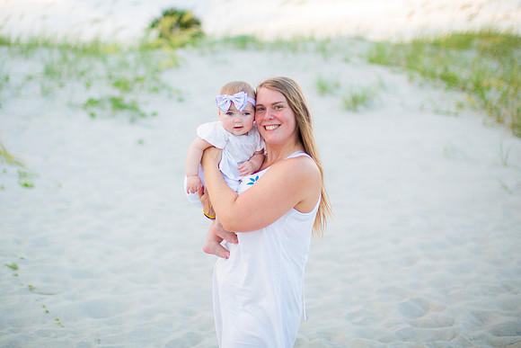 Family Beach Portrait Photography on Pleasure Island, NC:  Carolina Beach, Kure Beach, Fort Fisher