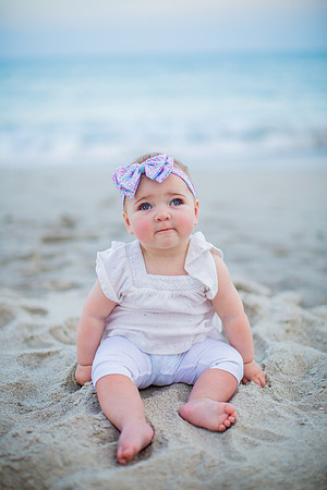 Family Beach Portrait Photography on Pleasure Island, NC:  Carolina Beach, Kure Beach, Fort Fisher