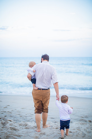 Family Beach Portrait Photography on Pleasure Island, NC:  Carolina Beach, Kure Beach, Fort Fisher