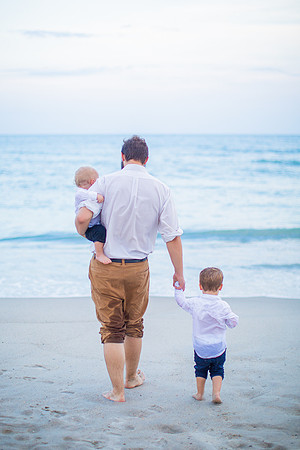 Family Beach Portrait Photography on Pleasure Island, NC:  Carolina Beach, Kure Beach, Fort Fisher