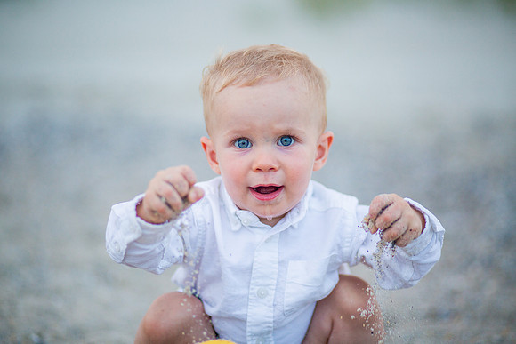 Family Beach Portrait Photography on Pleasure Island, NC:  Carolina Beach, Kure Beach, Fort Fisher