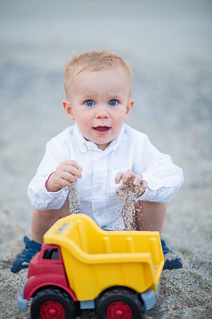 Family Beach Portrait Photography on Pleasure Island, NC:  Carolina Beach, Kure Beach, Fort Fisher