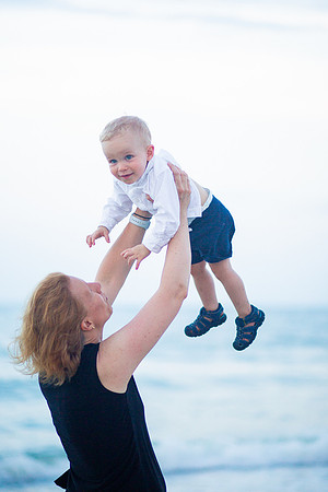 Family Beach Portrait Photography on Pleasure Island, NC:  Carolina Beach, Kure Beach, Fort Fisher