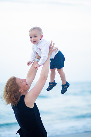 Family Beach Portrait Photography on Pleasure Island, NC:  Carolina Beach, Kure Beach, Fort Fisher