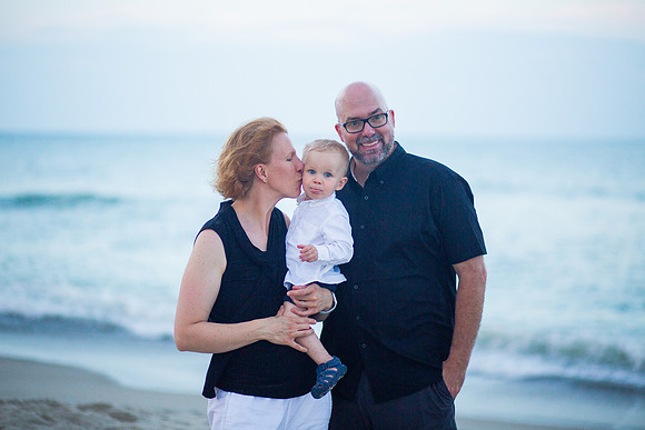 Family Beach Portrait Photography on Pleasure Island, NC:  Carolina Beach, Kure Beach, Fort Fisher