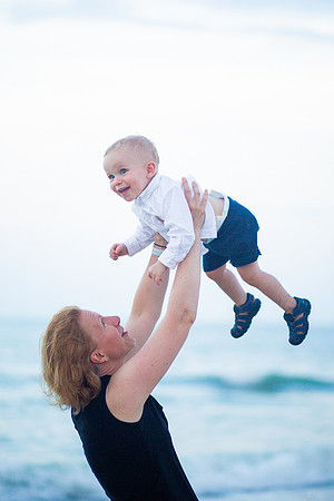 Family Beach Portrait Photography on Pleasure Island, NC:  Carolina Beach, Kure Beach, Fort Fisher