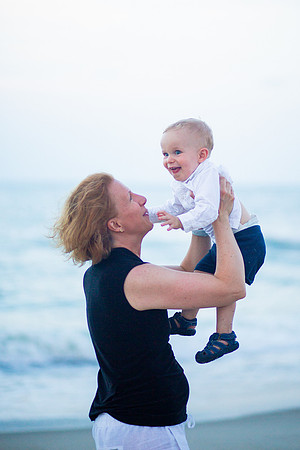 Family Beach Portrait Photography on Pleasure Island, NC:  Carolina Beach, Kure Beach, Fort Fisher