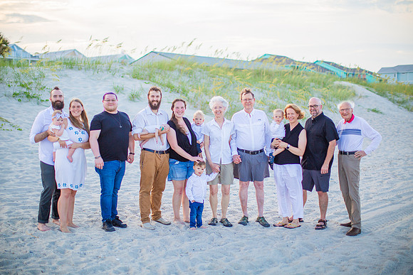 Family Beach Portrait Photography on Pleasure Island, NC:  Carolina Beach, Kure Beach, Fort Fisher
