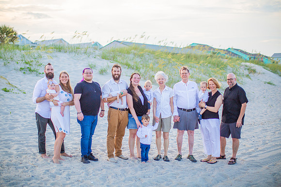 Family Beach Portrait Photography on Pleasure Island, NC:  Carolina Beach, Kure Beach, Fort Fisher