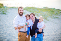 Family Beach Portrait Photography on Pleasure Island, NC:  Carolina Beach, Kure Beach, Fort Fisher