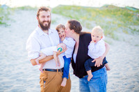 Family Beach Portrait Photography on Pleasure Island, NC:  Carolina Beach, Kure Beach, Fort Fisher