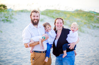 Family Beach Portrait Photography on Pleasure Island, NC:  Carolina Beach, Kure Beach, Fort Fisher