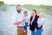 Family Beach Portrait Photography on Pleasure Island, NC:  Carolina Beach, Kure Beach, Fort Fisher