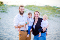 Family Beach Portrait Photography on Pleasure Island, NC:  Carolina Beach, Kure Beach, Fort Fisher