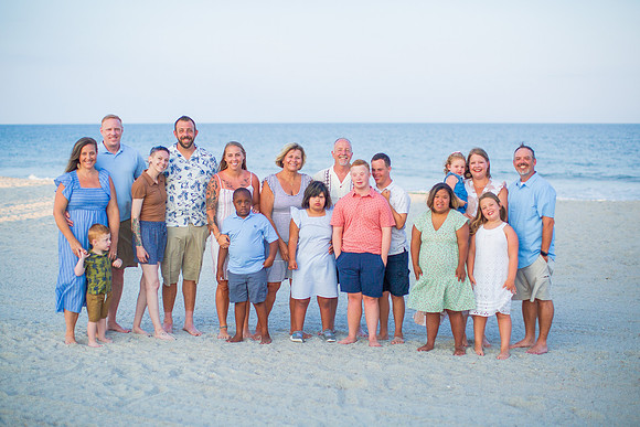 Family Beach Portrait Photography on Pleasure Island, NC:  Carolina Beach, Kure Beach, Fort Fisher