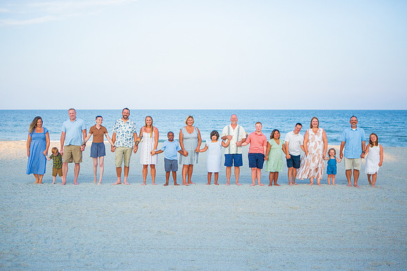 Family Beach Portrait Photography on Pleasure Island, NC:  Carolina Beach, Kure Beach, Fort Fisher