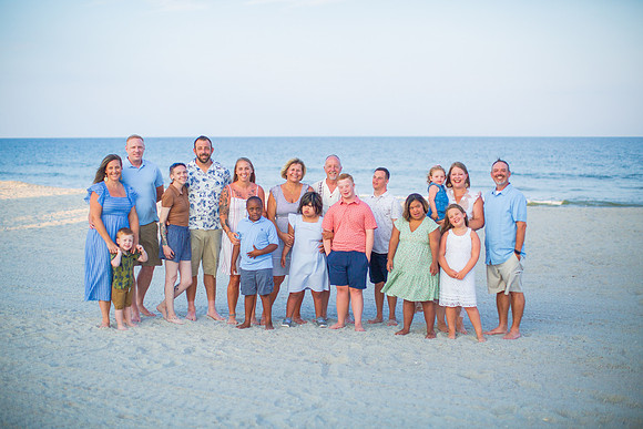 Family Beach Portrait Photography on Pleasure Island, NC:  Carolina Beach, Kure Beach, Fort Fisher