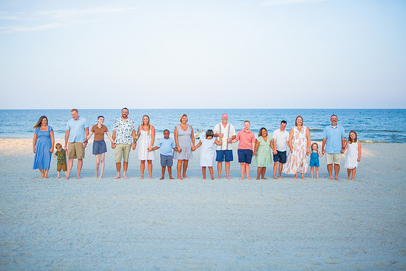 Family Beach Portrait Photography on Pleasure Island, NC:  Carolina Beach, Kure Beach, Fort Fisher