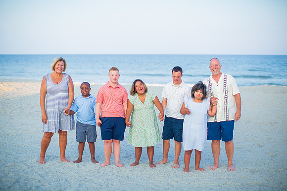 Family Beach Portrait Photography on Pleasure Island, NC:  Carolina Beach, Kure Beach, Fort Fisher
