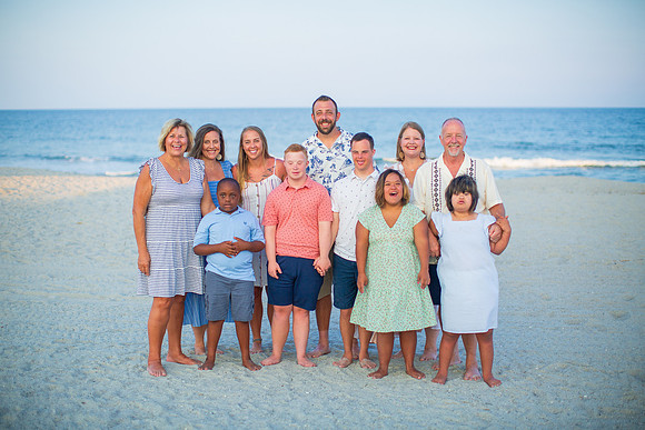 Family Beach Portrait Photography on Pleasure Island, NC:  Carolina Beach, Kure Beach, Fort Fisher