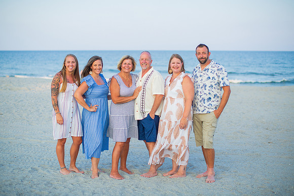 Family Beach Portrait Photography on Pleasure Island, NC:  Carolina Beach, Kure Beach, Fort Fisher