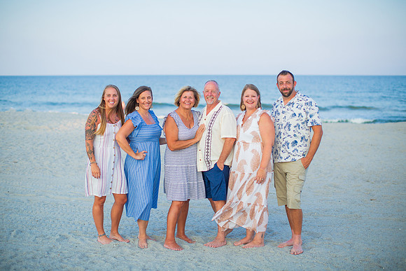 Family Beach Portrait Photography on Pleasure Island, NC:  Carolina Beach, Kure Beach, Fort Fisher