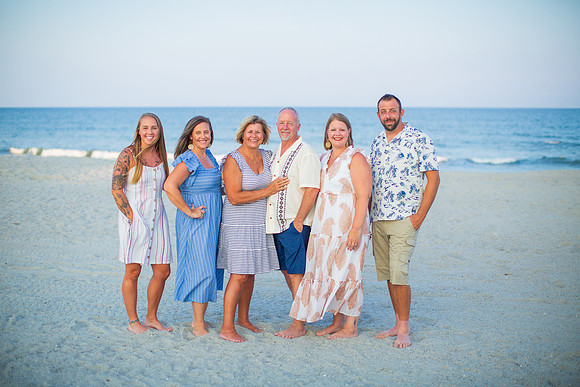 Family Beach Portrait Photography on Pleasure Island, NC:  Carolina Beach, Kure Beach, Fort Fisher