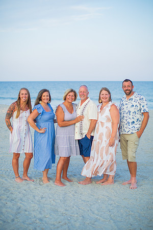 Family Beach Portrait Photography on Pleasure Island, NC:  Carolina Beach, Kure Beach, Fort Fisher