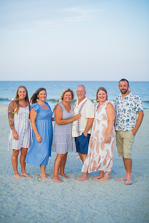 Family Beach Portrait Photography on Pleasure Island, NC:  Carolina Beach, Kure Beach, Fort Fisher