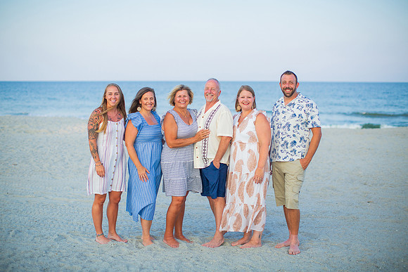 Family Beach Portrait Photography on Pleasure Island, NC:  Carolina Beach, Kure Beach, Fort Fisher