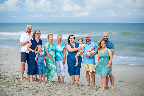 Family Beach Portrait Photography on Pleasure Island, NC:  Carolina Beach, Kure Beach, Fort Fisher