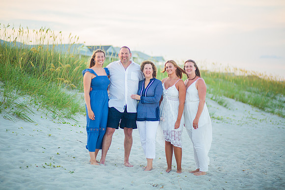 Family Beach Portrait Photography on Pleasure Island, NC:  Carolina Beach, Kure Beach, Fort Fisher