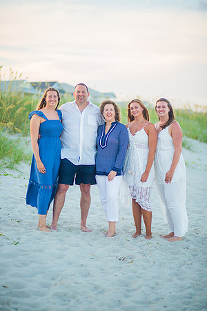 Family Beach Portrait Photography on Pleasure Island, NC:  Carolina Beach, Kure Beach, Fort Fisher