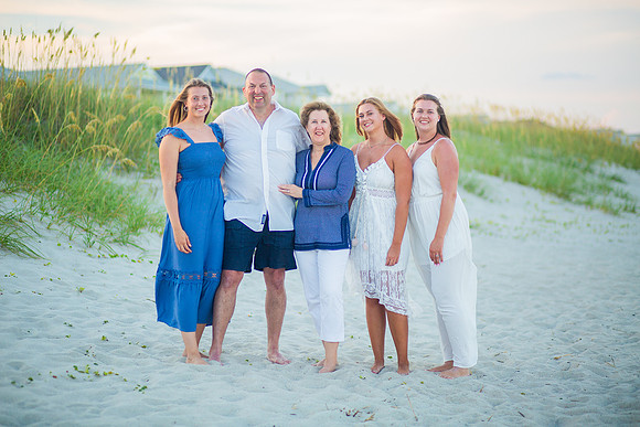 Family Beach Portrait Photography on Pleasure Island, NC:  Carolina Beach, Kure Beach, Fort Fisher