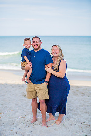 Family Beach Portrait Photography on Pleasure Island, NC:  Carolina Beach, Kure Beach, Fort Fisher